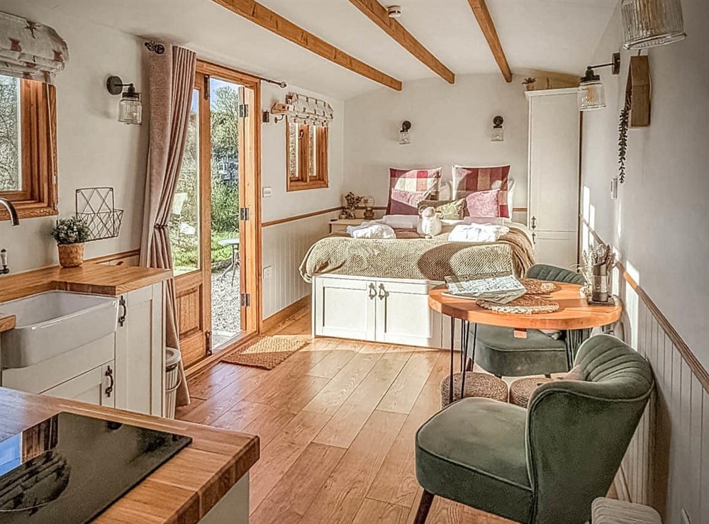Open plan living space at Thistle in Sorn, near Ayr, Ayrshire