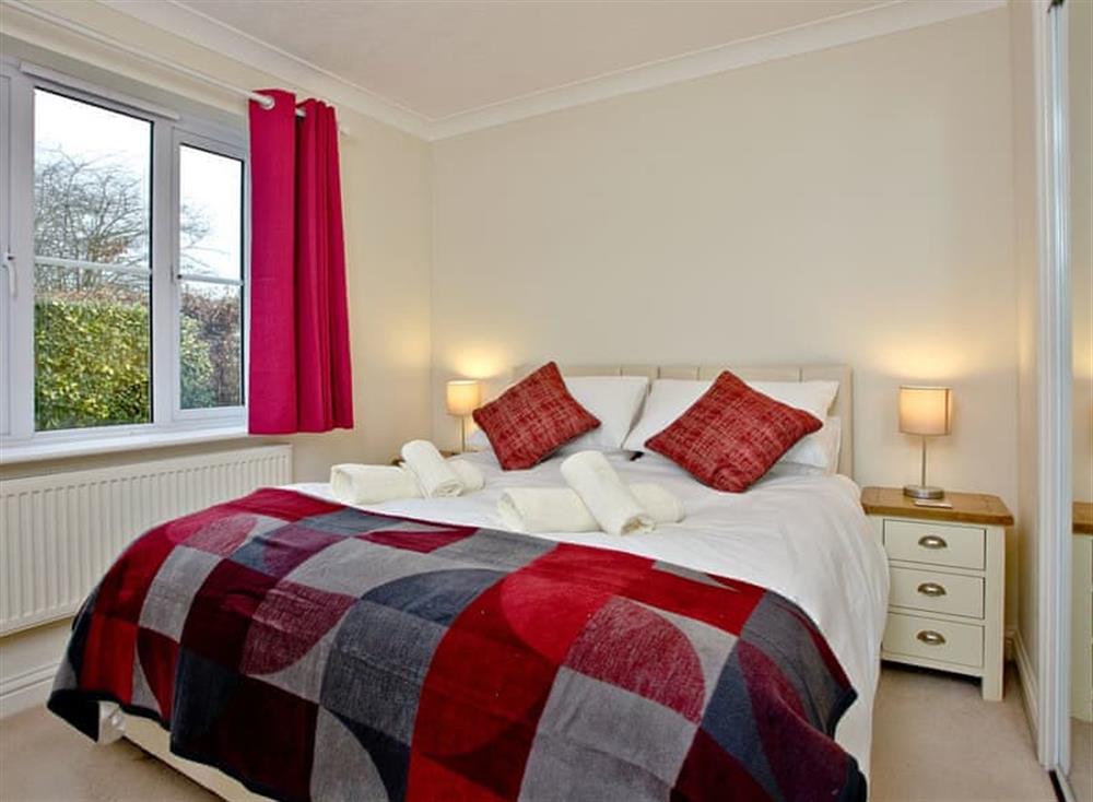 Comfortable double bedroom at Thistledew in Winkleigh, Devon