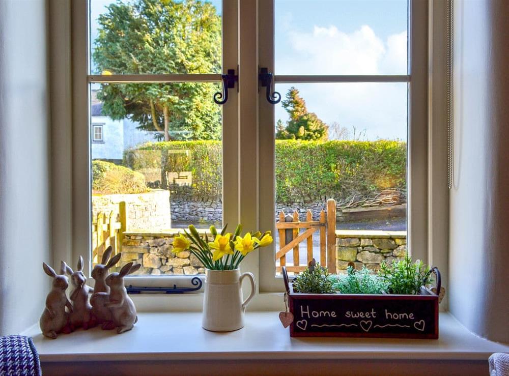 View at Thistledown Cottage in Great Longstone, near Bakewell, Derbyshire