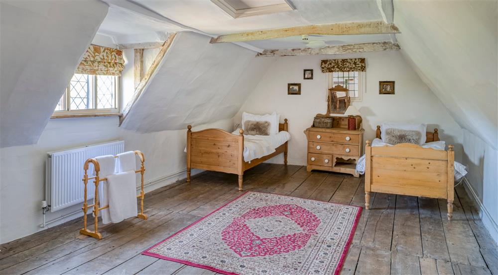 Bedroom five at Thorington Hall in Stoke By Nayland, Suffolk