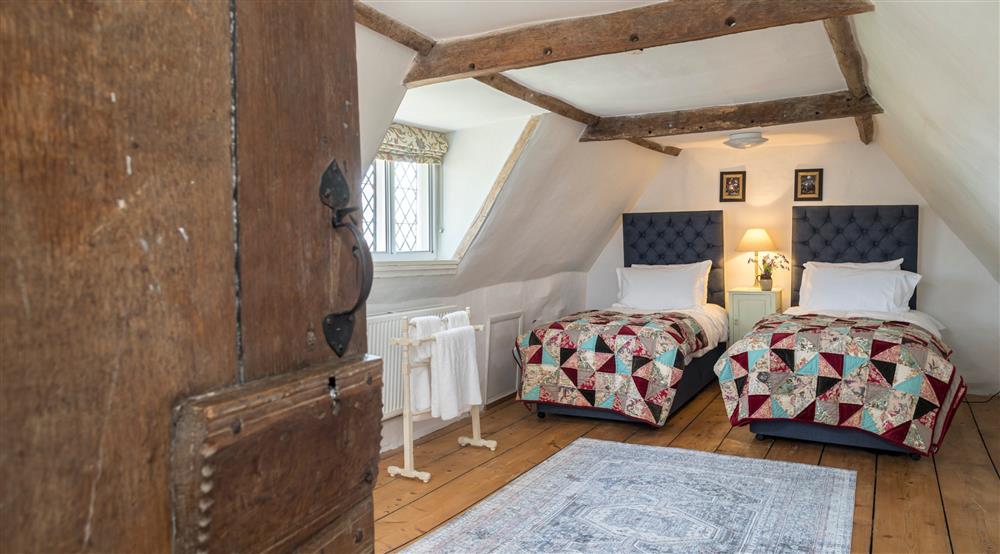 Bedroom six at Thorington Hall in Stoke By Nayland, Suffolk