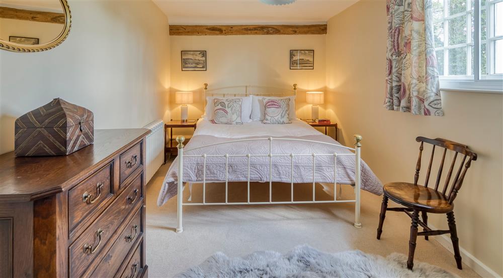 The double bedroom at Thorington Lodge in Stoke By Nayland, Suffolk