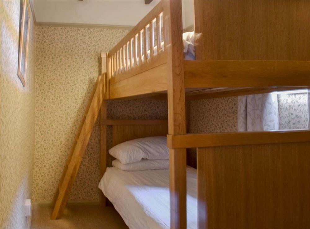 Bunk bedroom at Thorn Cottage in Lowick Green, near Ulverston, Cumbria