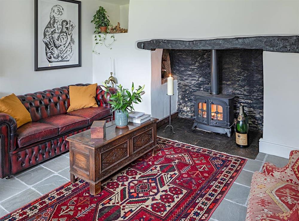 Living room at Thorn Cottage in Winsford, Somerset
