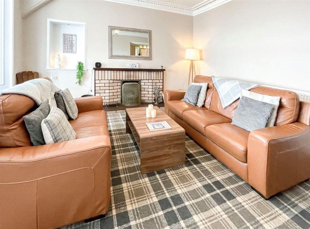 Living room at Thornbank in Millport, Isle of Cumbrae, Scotland