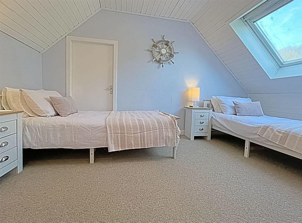 Twin bedroom at Thornbank in Millport, Isle of Cumbrae, Scotland