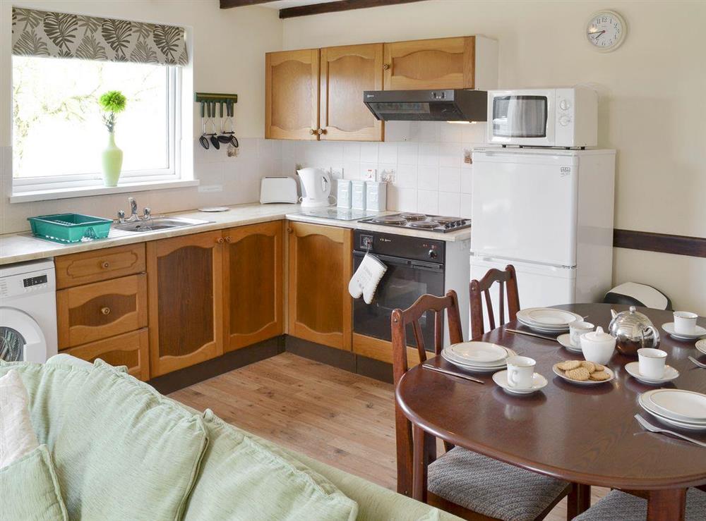Well-equipped kitchen with convenient dining area at Walnut, 