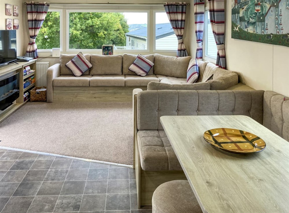 Living area at Thorness Bay in Cowes, Isle of Wight