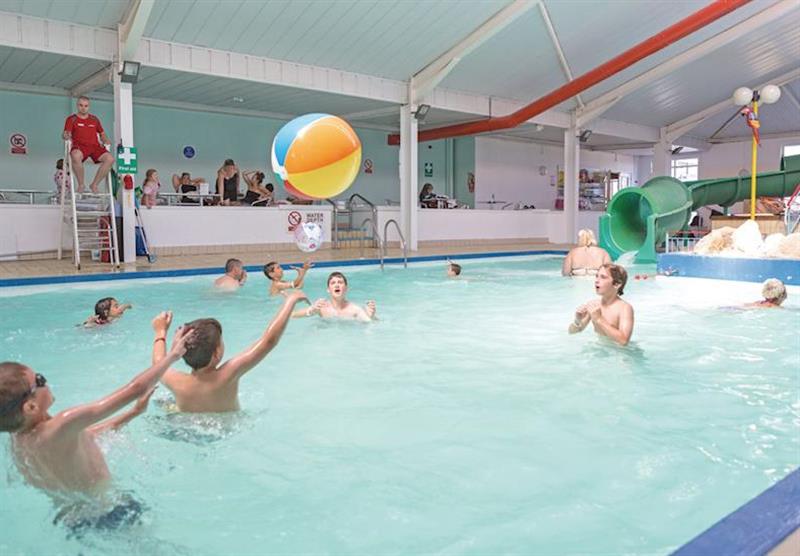 Indoor heated swimming pool at Thorness Bay in , Isle Of Wight