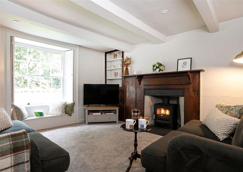 The living area at Thorney How, Grasmere