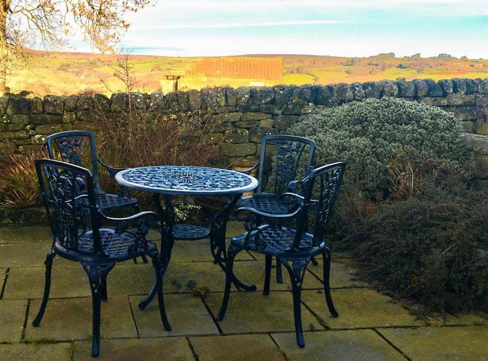 Patio at Thorneywaite View in Glaisdale, North Yorkshire