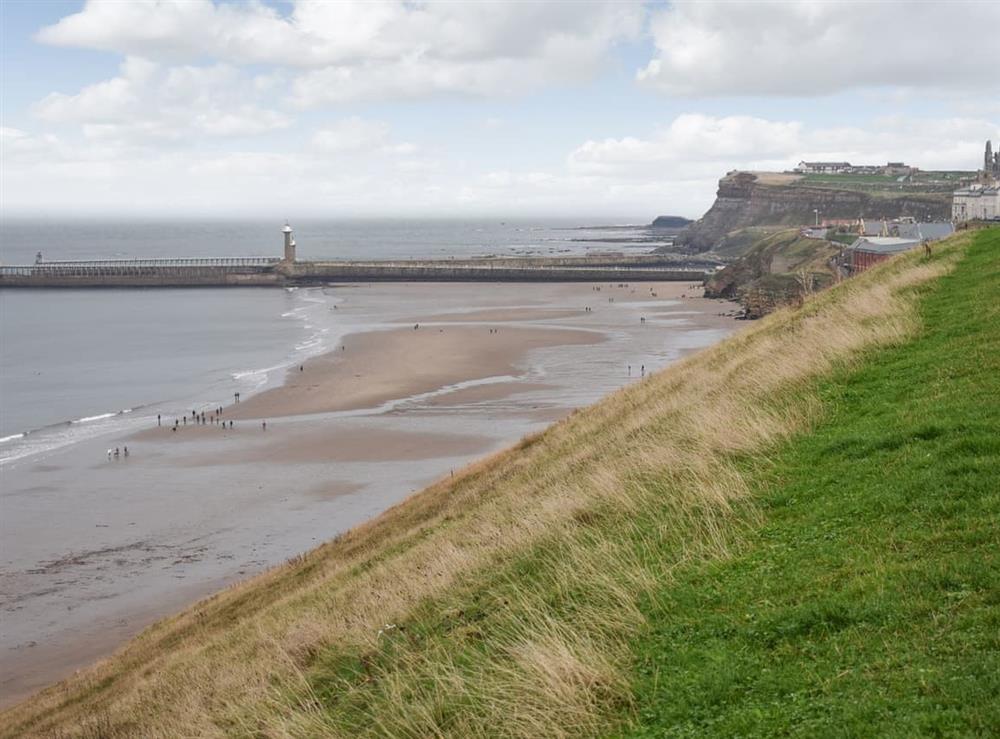 Just steps away from this view at the end of the road at Thornlea in Whitby, North Yorkshire