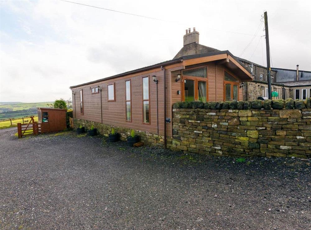 Children’s play area at Thornton Park Holiday Home in Ripponden, West Yorkshire