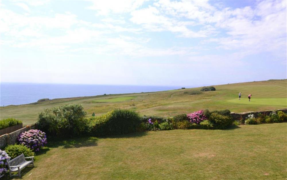 The view from the balcony at Thorpe Arnold Minor in Thurlestone