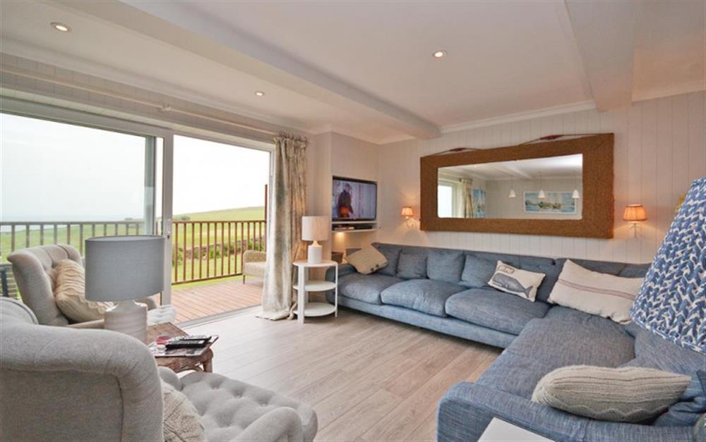 lounge and balcony at Thorpe Arnold in Thurlestone