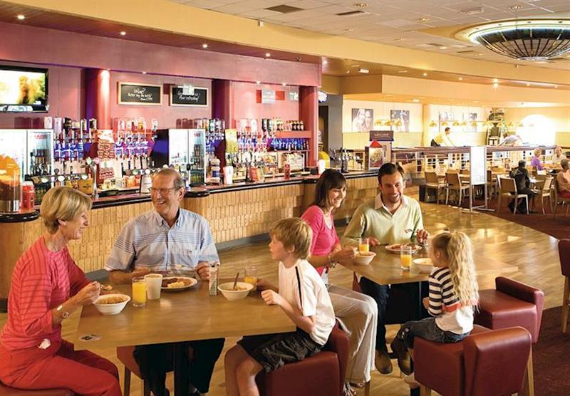 Cafe bar at Thorpe Park Holiday Centre in Cleethorpes, Lincolnshire