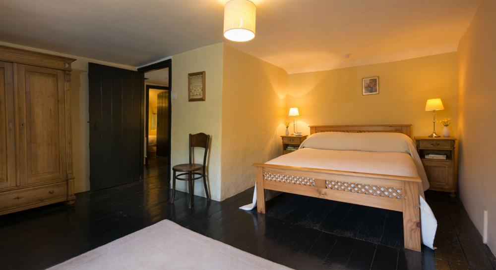 The double bedroom at Thrang in Seathwaite, Cumbria