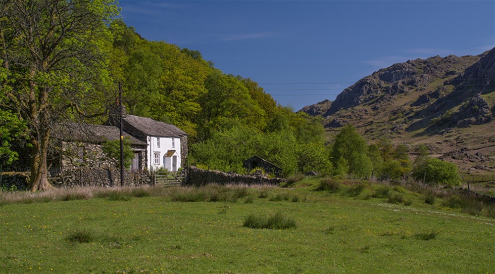 The exterior and surroundings of Thrang, Cumbria at Thrang in Seathwaite, Cumbria