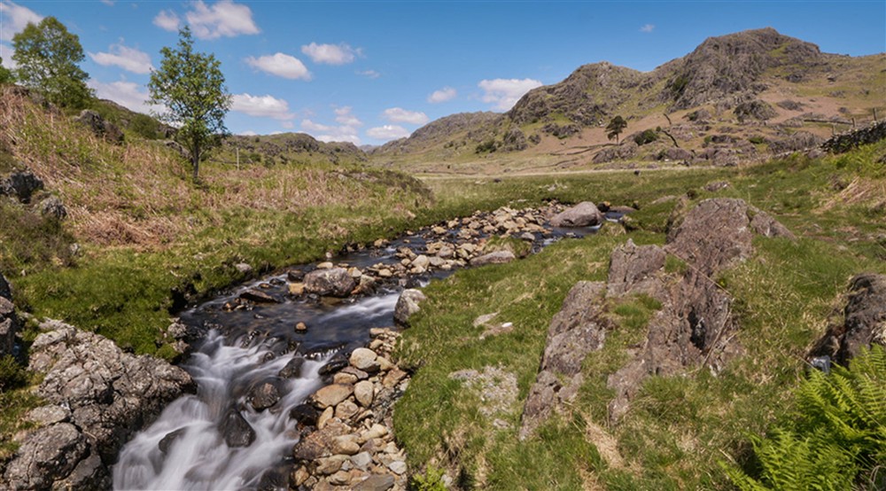 The surrounding area of Thrang, Cumbria at Thrang in Seathwaite, Cumbria