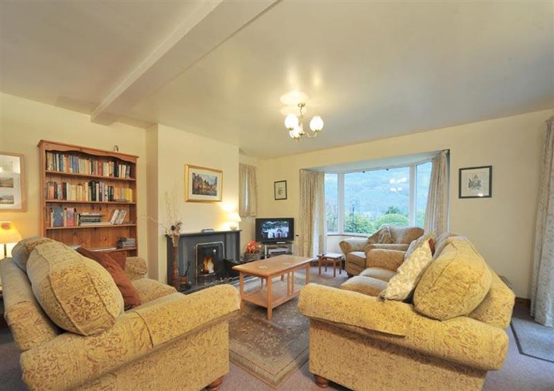 The living room at Thrang View, Langdale