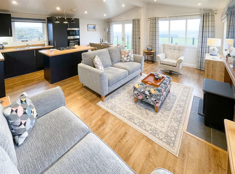 Living area at Three in Isle of North Uist, Scotland