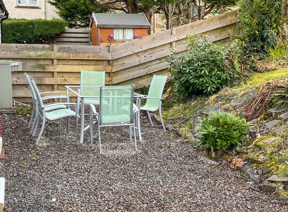 Outdoor area at Three Lagg in Dornie, Ross-Shire