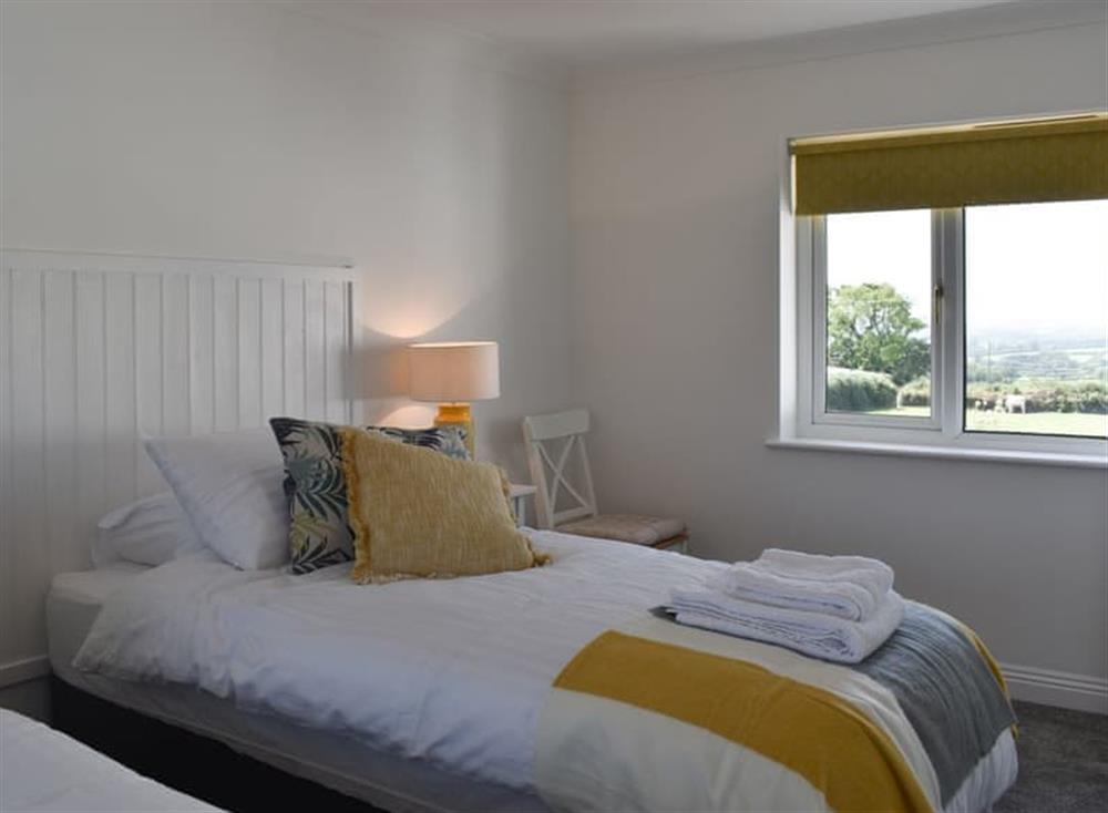 Twin bedroom (photo 2) at Three Moors View in Iddesleigh, Devon