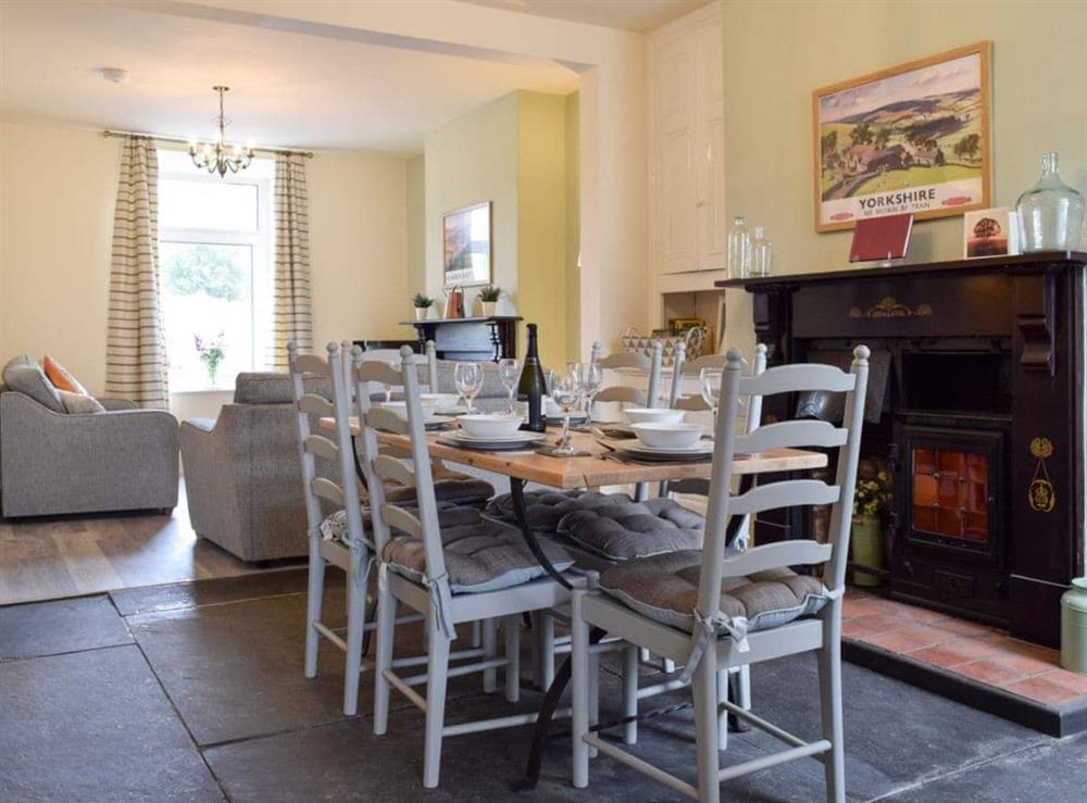 Dining area at Three Peaks House in Horton in Ribblesdale, near Settle, North Yorkshire