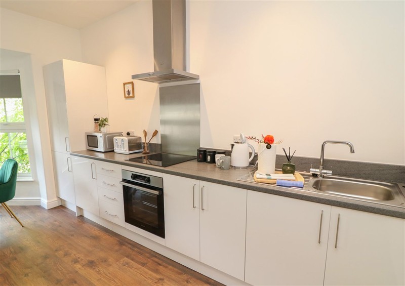 This is the kitchen at Three, Peterborough
