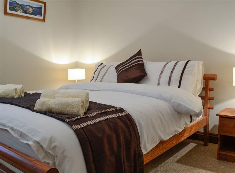 Double bedroom at Three Rivers Cottage in Pont Nedd Fechan, near Glynneath, Powys
