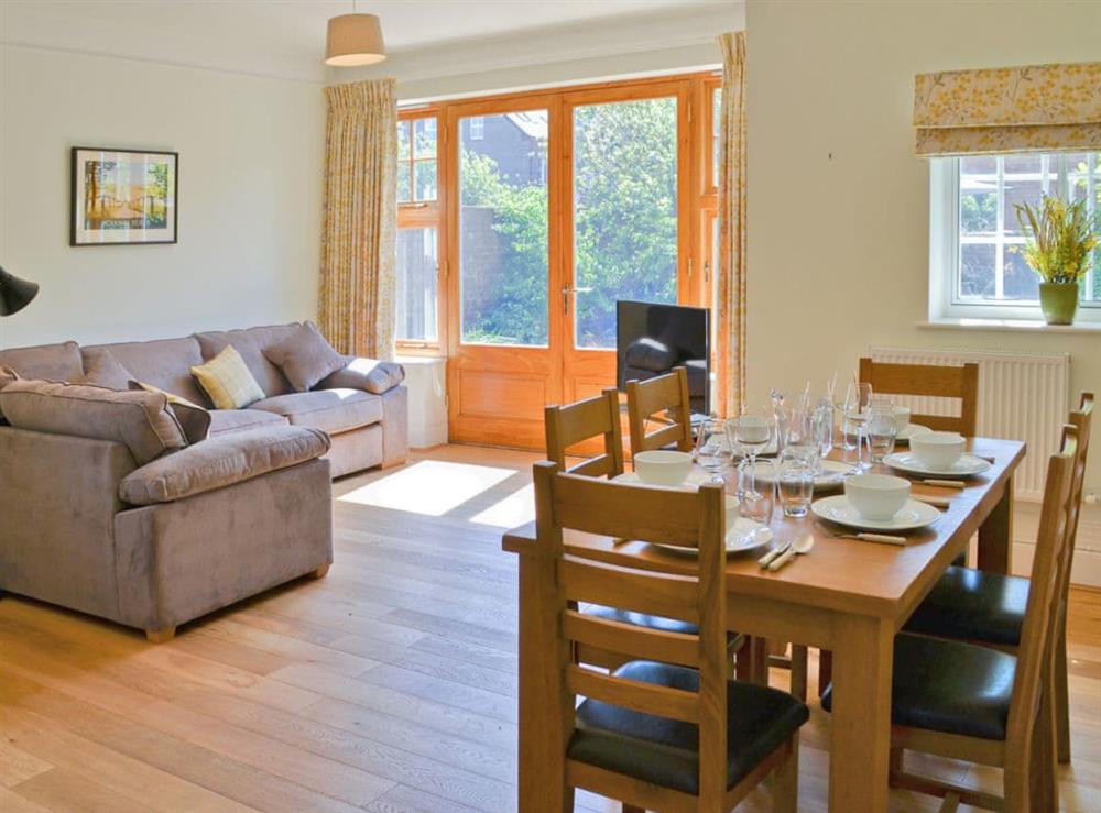 Spacious living/dining room at Three The Boulevard in Sheringham, Norfolk, England