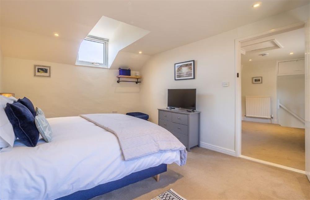 First floor: Comfortable master bedroom at Three Tuns, Great Walsingham
