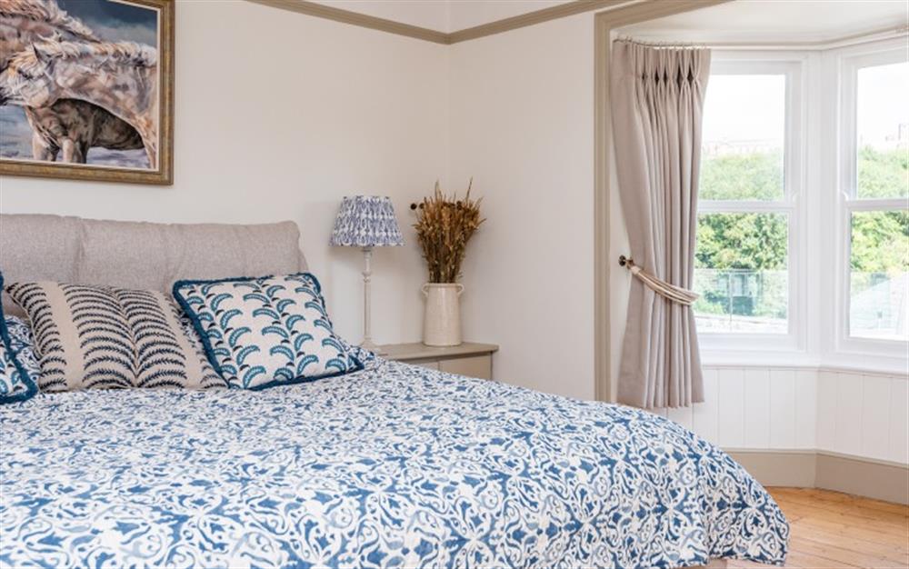 Enjoy views from the bed out to the river. at Three Views in Dartmouth