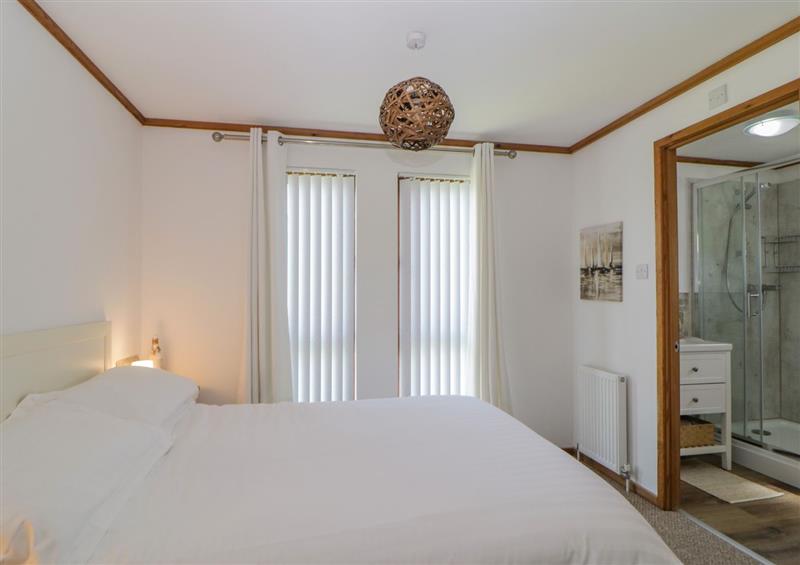 One of the bedrooms at Three Views Lodge, Millbrook