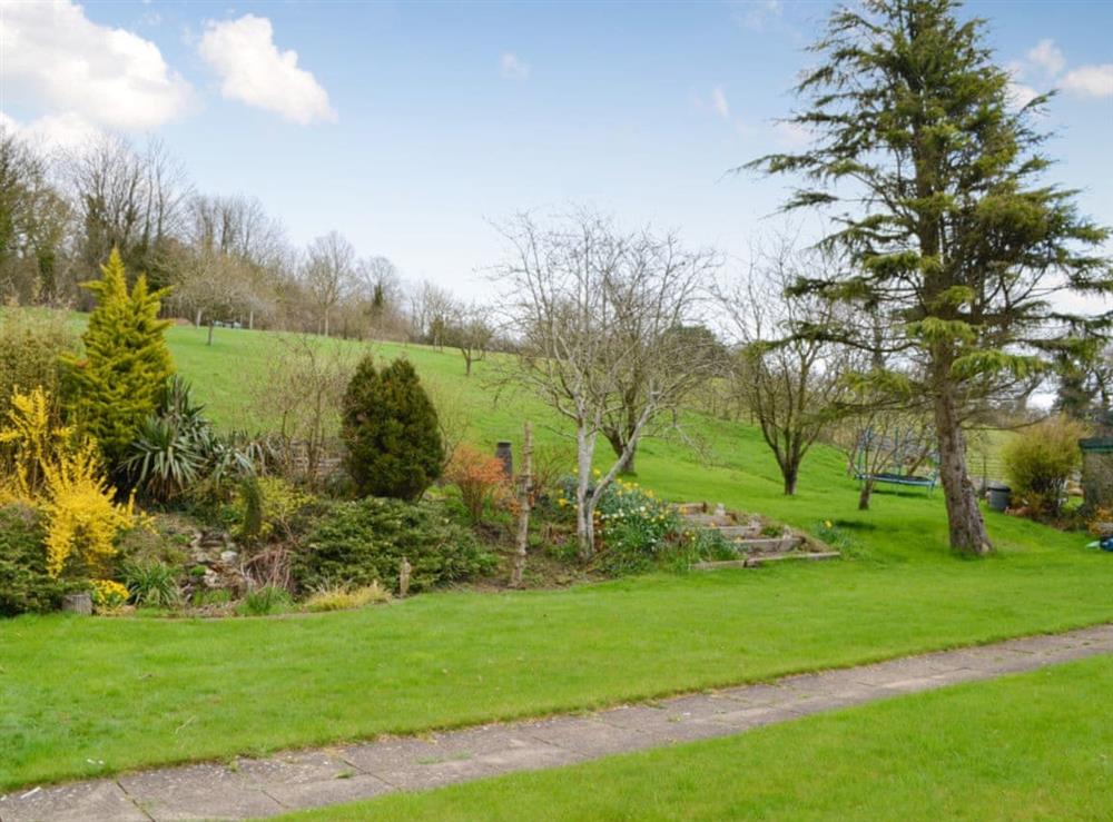 Garden at Three Ways in Lypiatt Hill, near Stroud, Gloucestershire