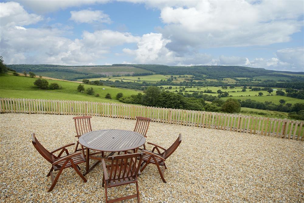 Panoramic views from the cottage at Threp’nybit Cottage, Pockley, North Yorkshire