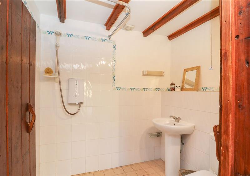 The bathroom at Threshers, Bridestowe