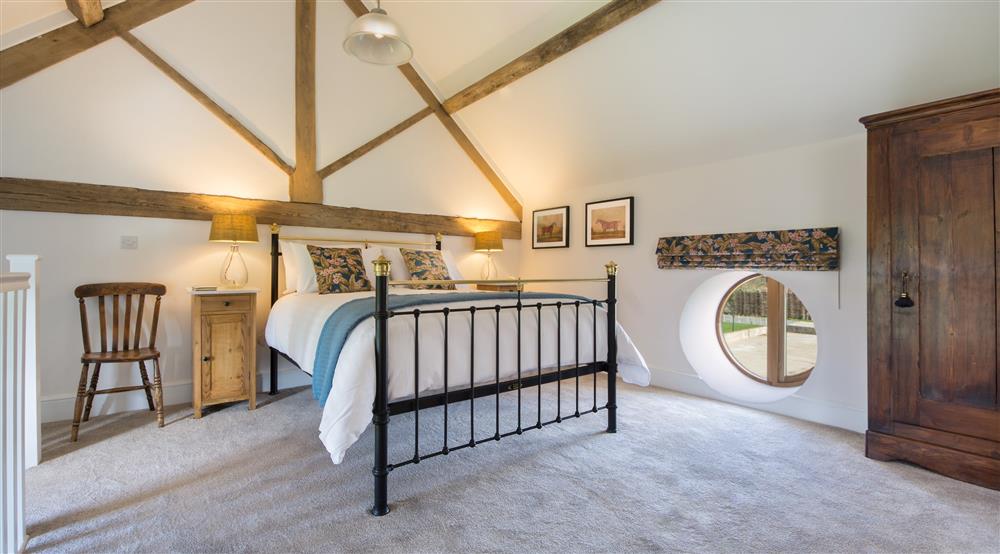 The first king size bedroom at Threshing Barn in Shrewsbury, Shropshire