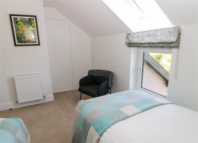 This is a bedroom at Thrift Lodge, High Newton-by-the-Sea near Embleton