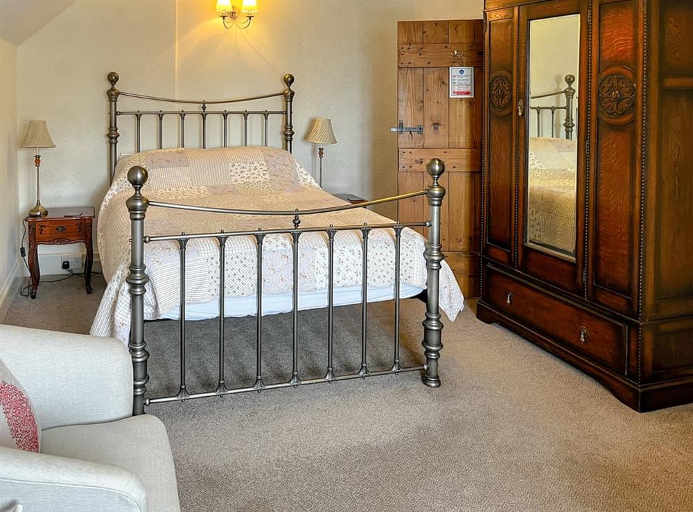 Double bedroom at Throwley Moor Farmhouse in Ashbourne, Staffordshire