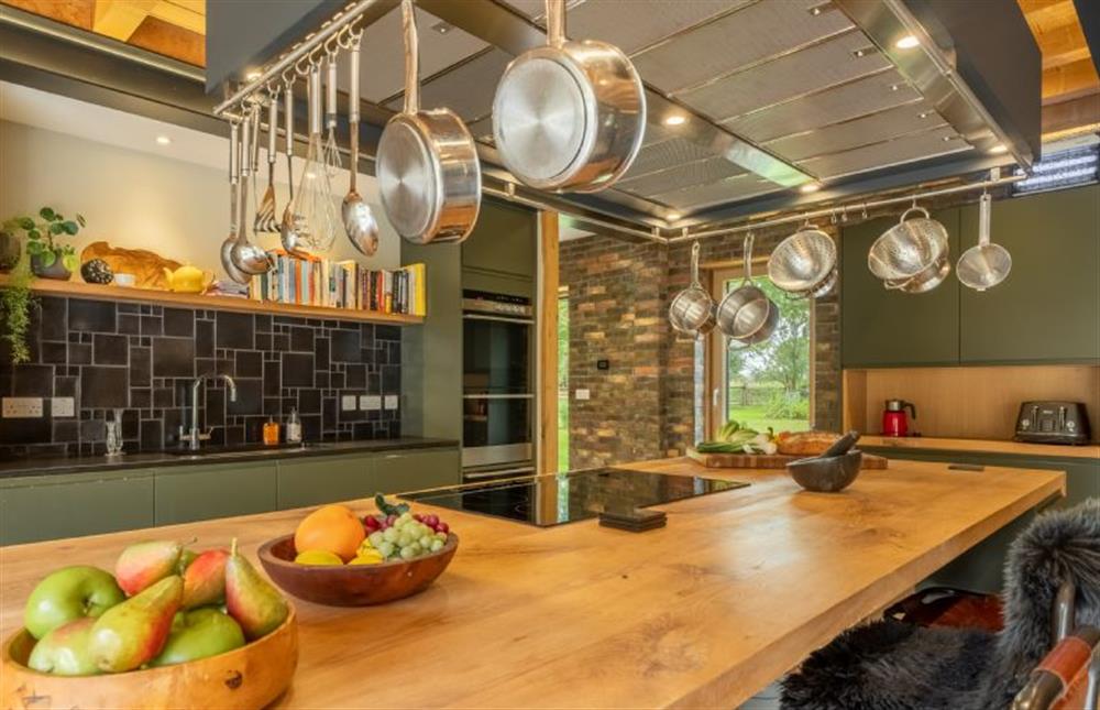 Ground floor: The bespoke, well-equipped kitchen  at Thursford Castle, Great Snoring