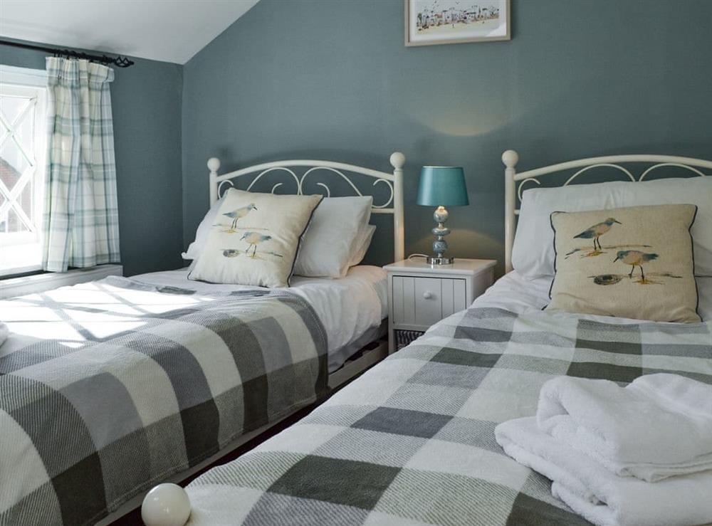 Twin bedroom at Thwaite Cottage in Sigglesthorne, near Hornsea, North Humberside