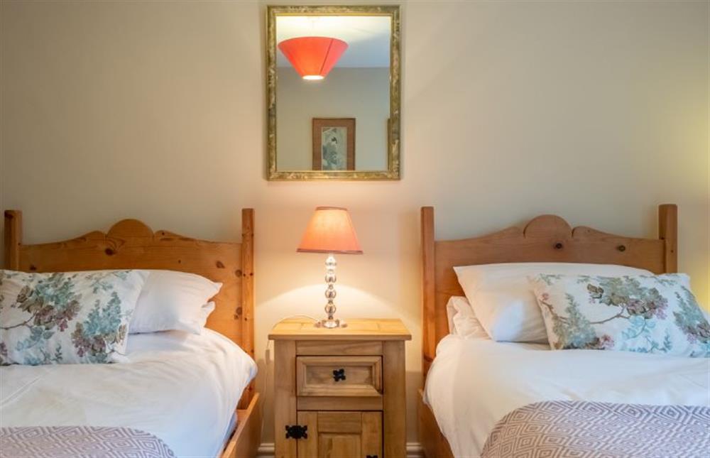 First floor: Bedroom three has two 3ft single beds at Thyme Cottage, Thornham near Hunstanton