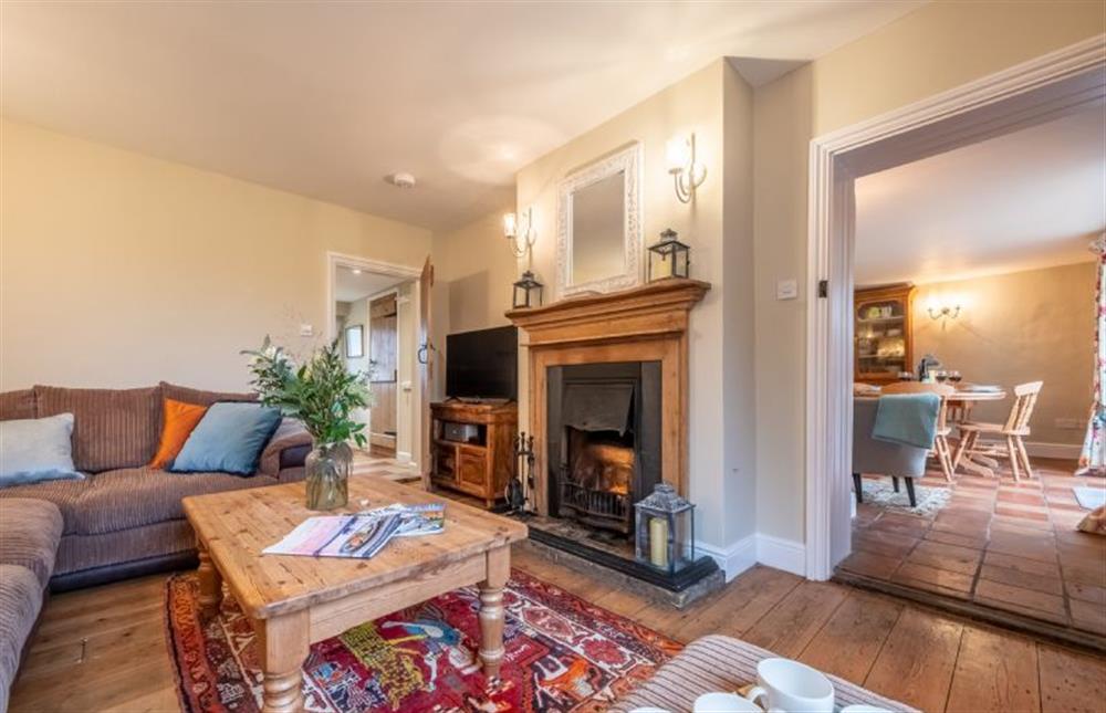 Ground floor: Light the fire and cosy up at Thyme Cottage, Thornham near Hunstanton
