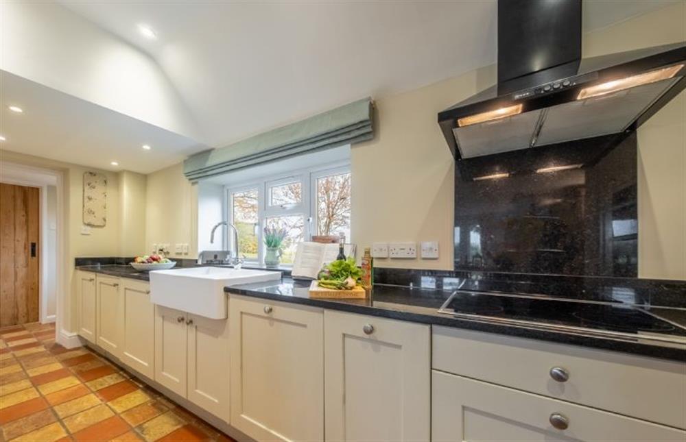 Ground floor:  The kitchen is well-equipped and spacious at Thyme Cottage, Thornham near Hunstanton
