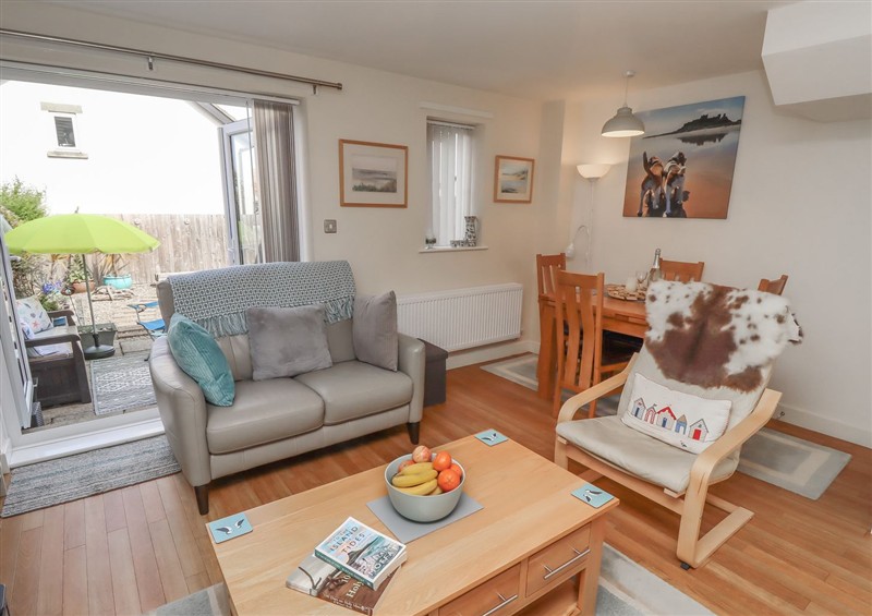 The living room at Tidal Watch, Seahouses