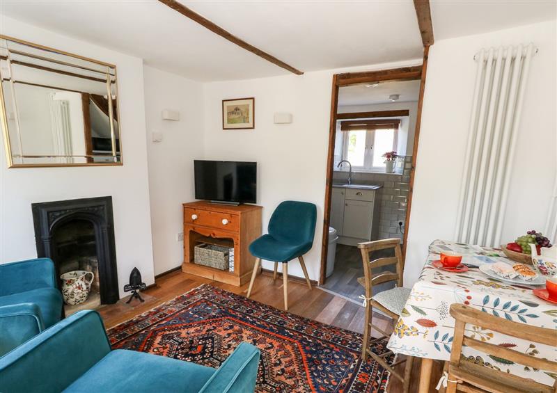 The living area at Tiddlers Cottage, Uploders near Bridport