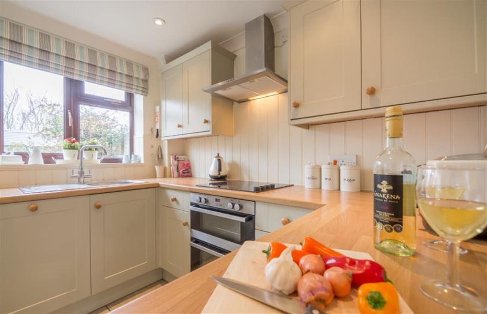 Ground floor: the fitted Kitchen is well-equipped at Tide Cottage, Holme-next-the-Sea near Hunstanton