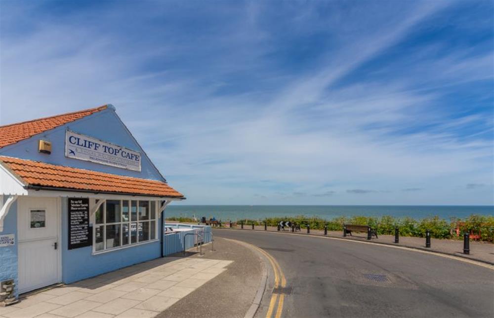 Overstrand beach cafe at Tide Cottage, Overstrand near Cromer