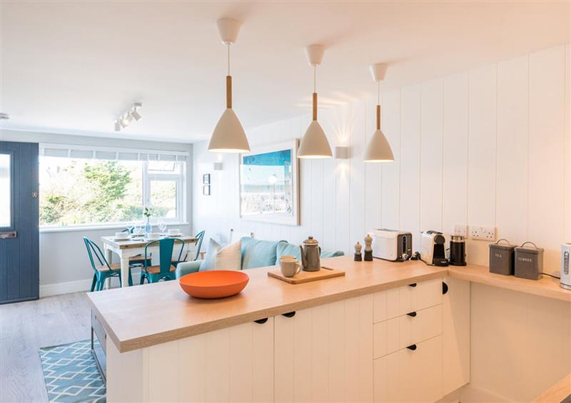 This is the kitchen at Tide Pod, Polzeath